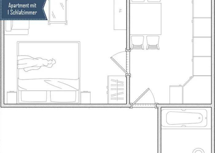 Ferienwohnung-brunken-rust アパート *